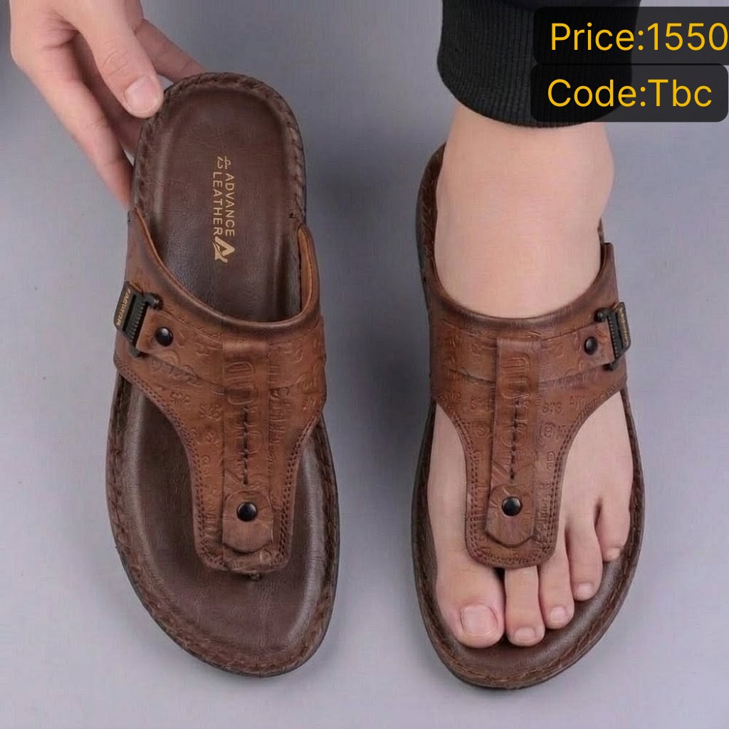 Leather sandals for men code:Tbc